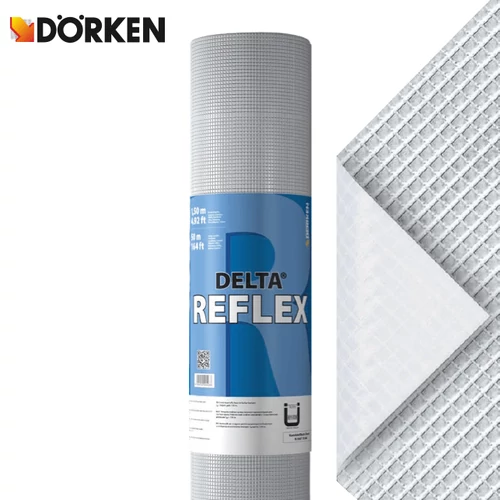 Dörken Delta Reflex párazáró tetőfólia AKCIÓ !! 1,5x50 méteres tekercsben