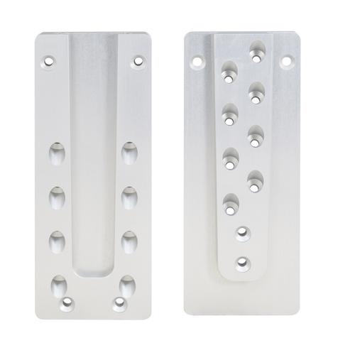 Pitzl 88430 rejtett alu gerenda-gerenda kapcsolat 120x300 mm, 20 mm vastagság Kiemelés elleni védelemmel