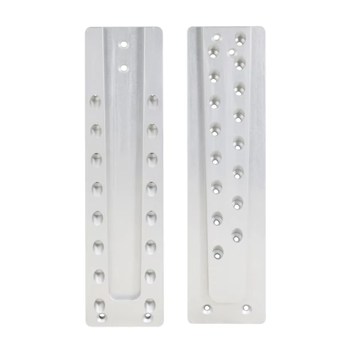 Pitzl 88450 rejtett alu gerenda-gerenda kapcsolat 120x500 mm, 20 mm vastagság Kiemelés elleni védelemmel