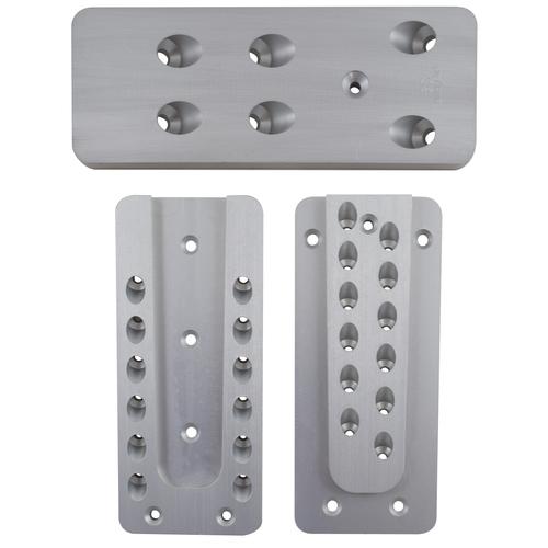 Pitzl 88318 rejtett alu gerenda-gerenda kapcsolat 80x180 mm, 12 mm vastagság Kiemelés elleni védelemmel