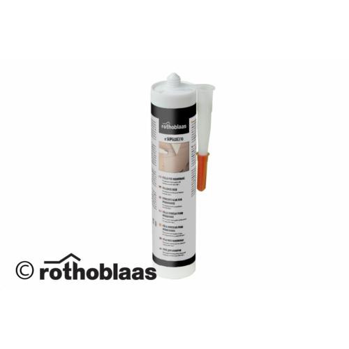Rothoblaas Superb glue nagy rugalmasságú fóliaragasztó 310 és 600 ml-es kiszerelésben