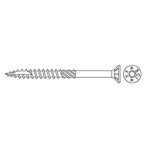 Rothoblaas SCI A2-es rozsdamentes, kültéri időjárásálló csavar 4,5x50 mm
