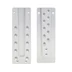 Pitzl 88435 rejtett alu gerenda-gerenda kapcsolat 120x350 mm, 20 mm vastagság Kiemelés elleni védelemmel
