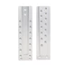 Pitzl 88445 rejtett alu gerenda-gerenda kapcsolat 120x450 mm, 20 mm vastagság Kiemelés elleni védelemmel