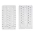 Pitzl 88322 dupla rejtett alu gerenda-gerenda kapcsolat 160x220 mm, 12 mm vastagság