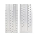 Pitzl 88455 dupla rejtett alu gerenda-gerenda kapcsolat 240x550 mm, 20 mm vastagság Kiemelés elleni védelemmel